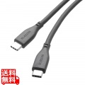 USB Type-C(TM) - USB Type-Cケーブル(USB2.0/100W/なめらか)