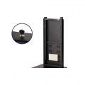 壁寄せ ディスプレイスタンド 省スペース ハイポジションスタンド 壁寄せタイプ 32?55インチ 耐荷重20kg DS-HW20W | 高さ調節 ハイタイプ SDS エスディエス 写真15