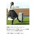 スリムスーツケース LBB-800-GY 約61L ミニテーブル USB ドリンクホルダー 静音キャスター TSA オタ活 推し活 即売会 コミケ コスプレ カメコ サバゲー ドール 写真15