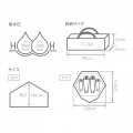 DOD ニョキッとすぐにたつ 快適なワンタッチ寝室用テント KINOKO TENT キノコテント ベージュ T4-610-BG | キャンプ アウトドア BBQ 2?3人 写真15