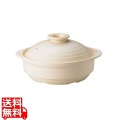 IHサーマテック土鍋 ベージュ 6.5号 ME063 写真1