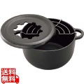 岩鋳 フォンデュ 兼用ミニ天プラ鍋 25011 IH対応(100V/200V)天ぷら・揚げ物はIH不可 南部鉄器 写真1