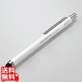 スマートフォン・タブレット用タッチペン/超感度タイプ/ノック式/ホワイト