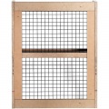 釣り具 ワイヤーネットラック 白井産業 収納 棚 釣具 ラック ネット 約幅80cm奥行30cm 高さ100cm ペスカレージ ブラック 黒 木目柄 PSR-1080BK 写真15