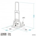 折りたたみキャリー(3輪階段用台車) 写真15