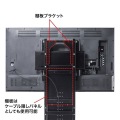 32?65インチ対応 壁寄せ液晶ディスプレイスタンド 写真15