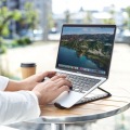 ノートパソコン用モバイルスタンド(角度調整・折りたたみタイプ) 写真15