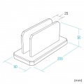 ノートパソコン用アクリルスタンド(縦置きタイプ) 写真15