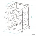 ネットワークラックキャビネット(15U) 写真15