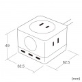 PD67W USB-C×3GaN窒化ガリウム 充電機能付き3個口タップ 写真15