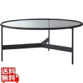 ラウンドガラステーブルLL 写真1
