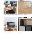 LAFIKA(ラフィカ)ペールカウンター(90cm幅) キッチンカウンター 間仕切り 幅90cm ゴミ箱収納 ペールカウンター レンジ台 グレーナチュラル LF90-90OP-GN 写真15