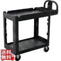 トラスト シェルフユーティリティーカート 2段 4044 ブラック 写真1