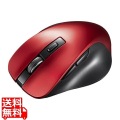 BluetoothブルーLEDマウス(5ボタン･レッド)