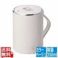 マグカップ型電気なべ Cook Mug(ベージュ) マグカップ型電気鍋 テスコム クックマグ マグカップ型 電気 なべ 写真1