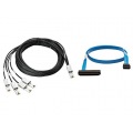 1U Rack Mount 4m SAS HD LTO Cable Kit