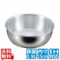 EBM プロシェフ 2PLY IH ヤットコ鍋(目盛付)15cm 写真1
