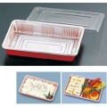 弁当容器 透明蓋付(100セット入)LC-7 写真1