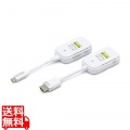 プリンストン ワイヤレスHDMI AirPlay / Miracast 受信機能対応 USB-C to HDMI(親子機セット品) ホワイト SC-POCKETPLUS-C1R1 写真1
