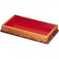 ネズコ カスター台(内朱) 写真1
