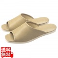 スリッパ(白薄底)前あきタイプ No013L ベージュ(06) 写真1