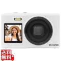 コンパクトデジタルカメラ aiwa cam DCB-2 ホワイト(1600万画素CMOSセンサー/電子手ブレ補正/AF/4倍デジタルズーム/自撮り撮影/軽量) 写真1