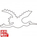 中華細工用抜型 鶴 小 写真1