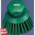 ヴァイカン ハンドブラシ丸 ハードタイプ 3885 グリーン 業務用 写真1