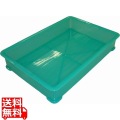 PP半透明カラー番重 A型 小 グリーン(サンコー製) 写真1