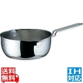 SA18-10共柄三層鋼雪平鍋(目盛付) 18cm ※ IH対応 IH (100V/200V)とガス火対応 写真1