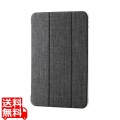 iPad (第10世代) フラップケース 背面クリア ファブリック 2アングル スリープ対応