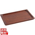 木製カフェトレイ ノーマルブラウン 写真1