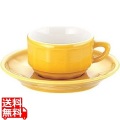 フローラ モカカップ&ソーサー(6客入) PTFL M FL イエロー 写真1