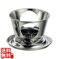 UK 18-8 1人用しゃぶ鍋セット用 コンロセット(鍋無) 15.4cm 写真1