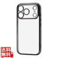 iPhone 18 Pro / 17 Pro / ソフトケース 精密設計 Fメッキ/ BK