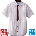男女兼用半袖シャツ L BT-3123 エンジ 写真1