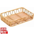 籐 芯盛かご 角長深 16-772 業務用 写真1