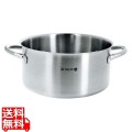 デバイヤー イノックス 三重底 半寸胴鍋(蓋無)3505-32
