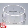 ポリカーボネイト 丸皿枠 W-112 12インチ用 写真1