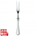 EBM 洋白 シェルブール(銀メッキ付)カービングフォーク H･H 写真1