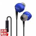 ステレオヘッドホン(マイク付)/耳栓タイプ/直径3.5/10.0mmドライバ/Grand Bass/GB10/ブルー 写真1