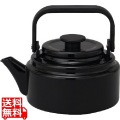 野田琺瑯 アムケトル ブラック | 国産 正規品 日本製 IH対応 100V 200V ホーロー 琺瑯 ケトル やかん ヤカン 写真1