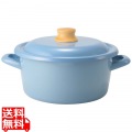 コットンプラス 両手鍋 20cm アッシュブルー CTP-20WAB 写真1
