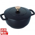 ストウブ Wa-NABE(ワナベ) ブラック 18cm 写真1