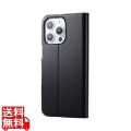 iPhone 15 Pro Max ソフトレザーケース 薄型 手帳型 磁石付