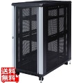 サンワサプライ 19インチマウントサーバーラック(24U) 鍵を標準装備、セキュリティ対策に最適 CP-SVC24UN【大型商品の為時間指定不可】 写真1
