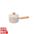 野田琺瑯 クルール ソースパン ベージュ CL-14NBE 写真1