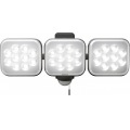 RITEX フリーアーム式LEDセンサーライト(12W×3灯) 「コンセント式」 防雨型 LED-AC3036 写真1