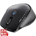 無線 BlueLED 5ボタン NEOFITマウス Mサイズ ブラック 写真1
