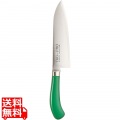 TKG PRO 抗菌カラー 三徳庖丁 グリーン 写真1